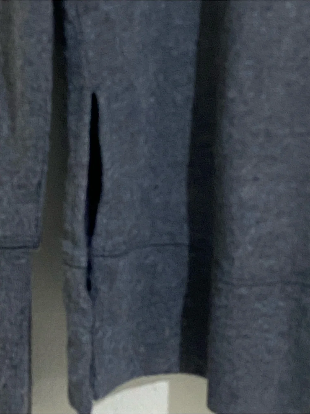 Athleta Charcoal Gray V-Neck Pullover Long Sleeve Sweatshirt Size S
